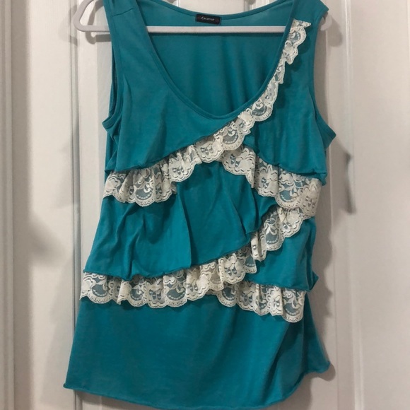 Turquoise Tank Top - Picture 3 of 4